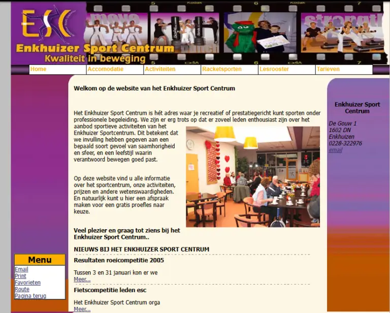 Mijn eerste dynamische website ik was zo trots